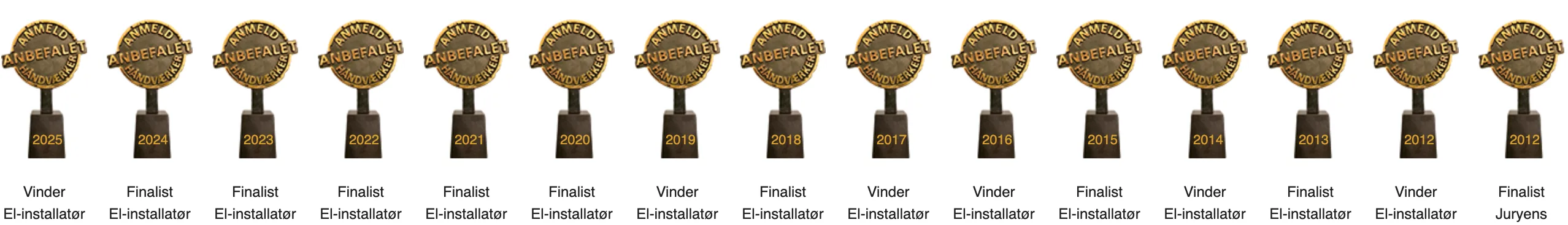 Vinder af Årets Elektriker